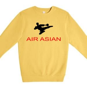 Air Asian Karate Kick Premium Crewneck Sweatshirt