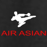 Air Asian Karate Kick 7 Panel Mesh Trucker Snapback Hat