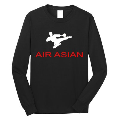 Air Asian Karate Kick Long Sleeve Shirt