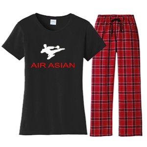 Air Asian Karate Kick Women's Flannel Pajama Set