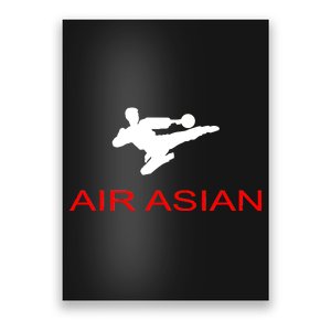 Air Asian Karate Kick Poster