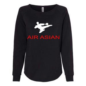 Air Asian Karate Kick Womens California Wash Sweatshirt