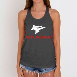 Air Asian Karate Kick Women's Knotted Racerback Tank