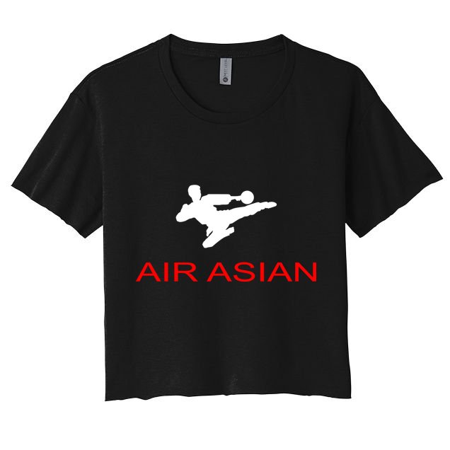Air Asian Karate Kick Crop Top