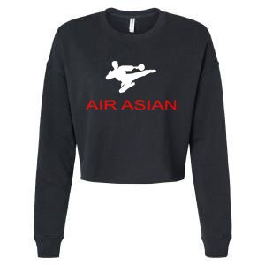 Air Asian Karate Kick Cropped Pullover Crew