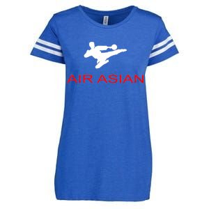 Air Asian Karate Kick Enza Ladies Jersey Football T-Shirt