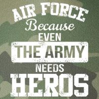 Air Force Because The Army Needs Heroes  Legacy Tie Dye Trucker Hat