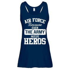 Air Force Because The Army Needs Heroes  Ladies Essential Flowy Tank