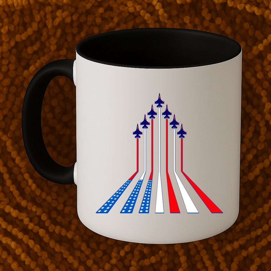 AIr Force flag - Air Show Trail Flag Mug