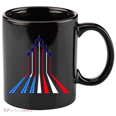 AIr Force flag - Air Show Trail Flag 11oz C Handle Ceramic Mug
