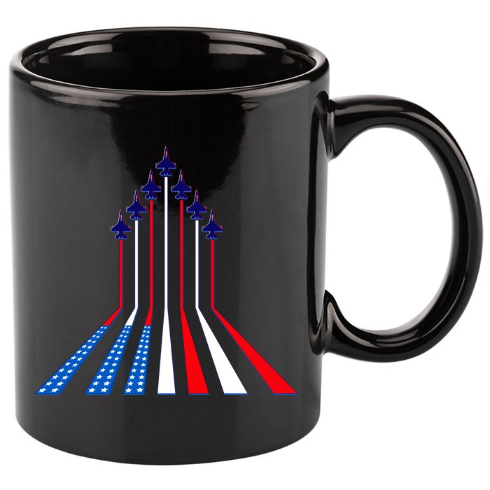 AIr Force flag - Air Show Trail Flag 11oz C Handle Ceramic Mug