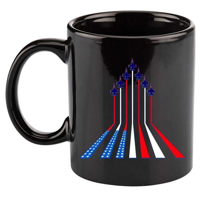 AIr Force flag - Air Show Trail Flag 11oz C Handle Ceramic Mug