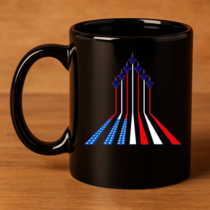 AIr Force flag - Air Show Trail Flag 11oz C Handle Ceramic Mug