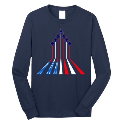 AIr Force flag - Air Show Trail Flag Long Sleeve Shirt