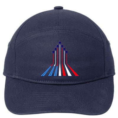 AIr Force flag - Air Show Trail Flag 7-Panel Snapback Hat