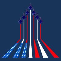 AIr Force flag - Air Show Trail Flag Bucket Hat