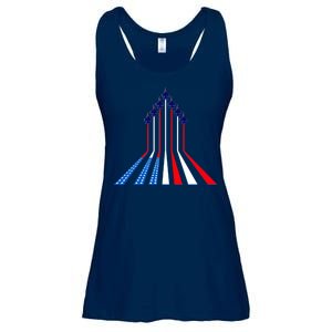 AIr Force flag - Air Show Trail Flag Ladies Essential Flowy Tank