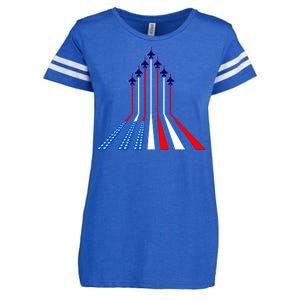 AIr Force flag - Air Show Trail Flag Enza Ladies Jersey Football T-Shirt