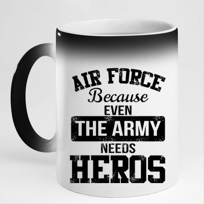 Air Force Heroes 11oz Black Color Changing Mug