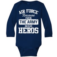 Air Force Heroes Baby Long Sleeve Bodysuit