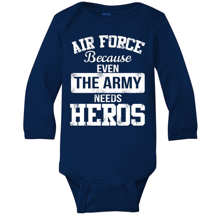 Air Force Heroes Baby Long Sleeve Bodysuit