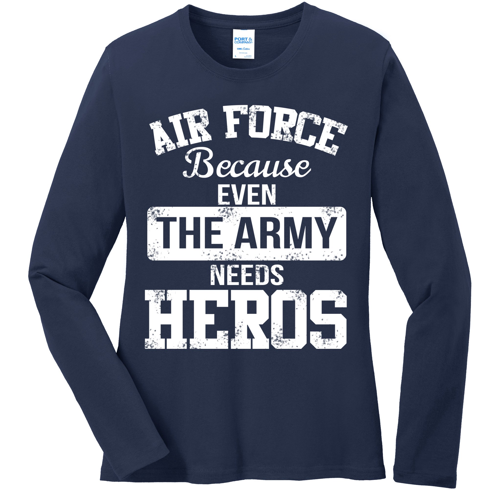 Air Force Heroes Ladies Long Sleeve Shirt