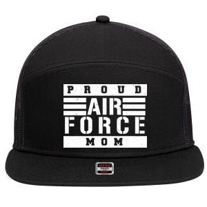 Air Force Mom 7 Panel Mesh Trucker Snapback Hat