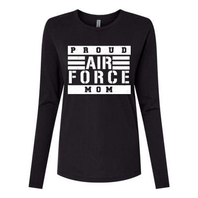 Air Force Mom Womens Cotton Relaxed Long Sleeve T-Shirt