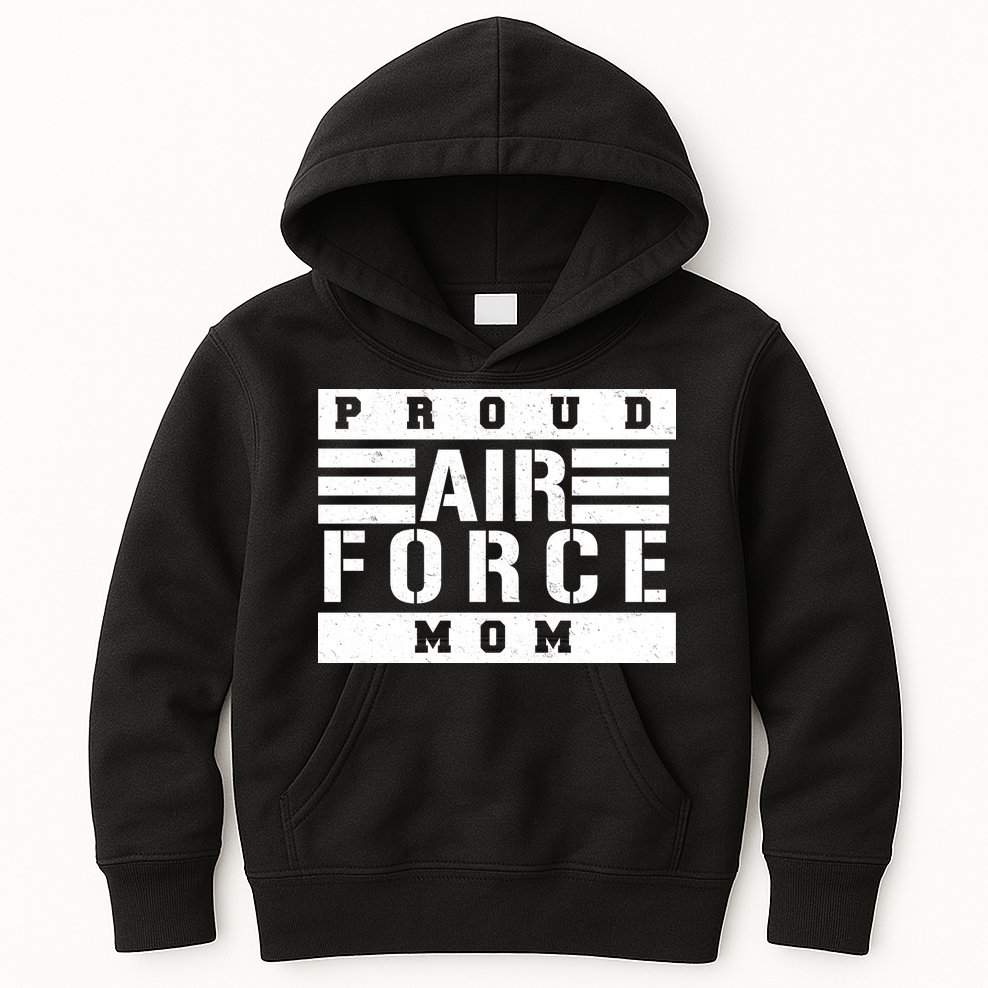 Air Force Mom Kids Hoodie