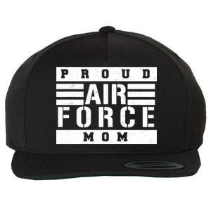 Air Force Mom Wool Snapback Cap