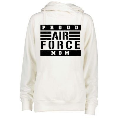 Air Force Mom Womens Funnel Neck Pullover Hood