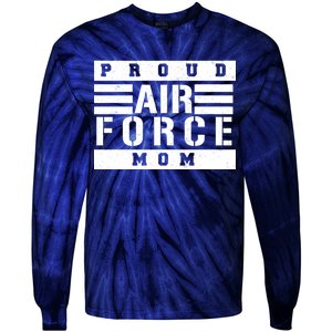 Air Force Mom Tie-Dye Long Sleeve Shirt