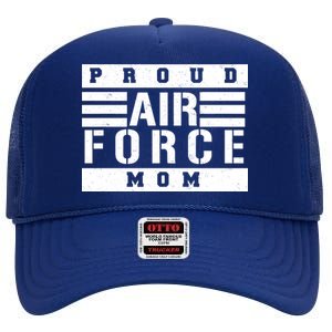 Air Force Mom High Crown Mesh Back Trucker Hat