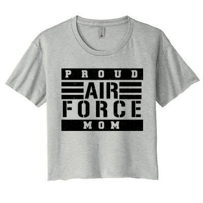 Air Force Mom Women's Crop Top Tee