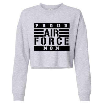 Air Force Mom Cropped Pullover Crew