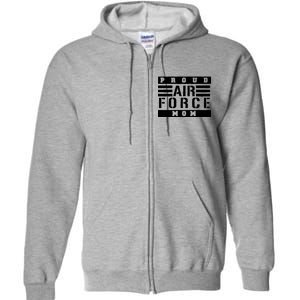 Air Force Mom Full Zip Hoodie