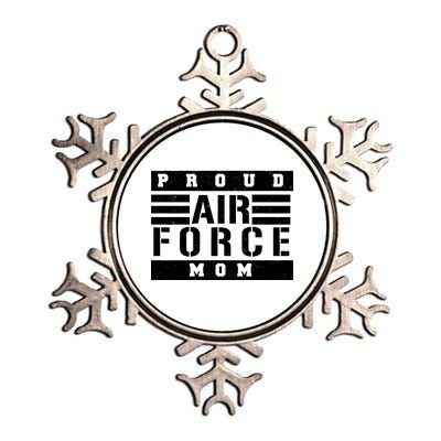 Air Force Mom Metallic Star Ornament