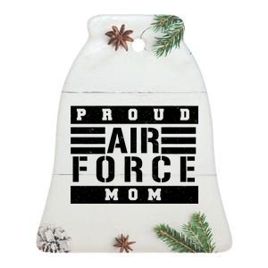 Air Force Mom Ceramic Bell Ornament