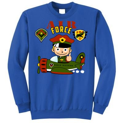 Air Force Pilot Boy Cartoon Sweatshirt