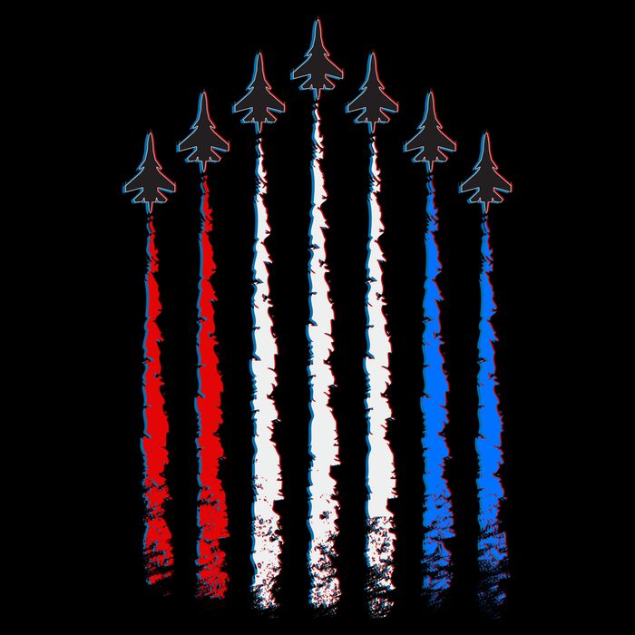 AIr Force Red White & Blue Trail Backpack