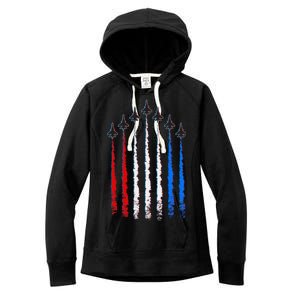 AIr Force Red White & Blue Trail Women's Fleece Hoodie