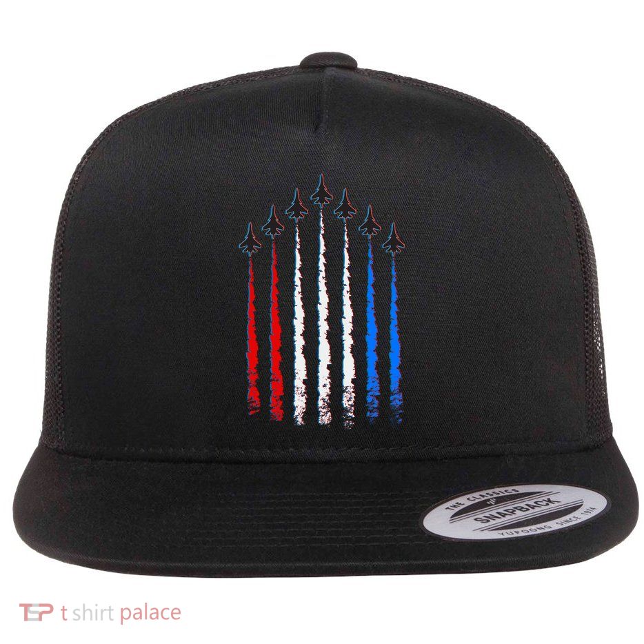 AIr Force Red White & Blue Trail Flatbill Hat