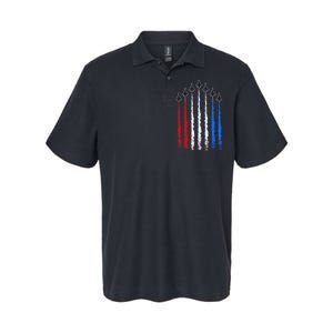 AIr Force Red White & Blue Trail Softstyle Adult Sport Polo