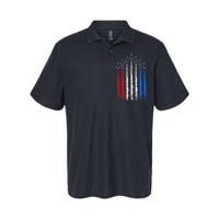 AIr Force Red White & Blue Trail Softstyle Adult Sport Polo