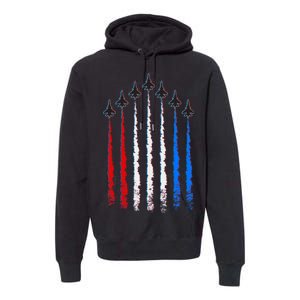 AIr Force Red White & Blue Trail Premium Hoodie