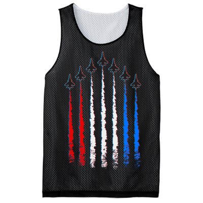 AIr Force Red White & Blue Trail Mesh Reversible Basketball Jersey Tank