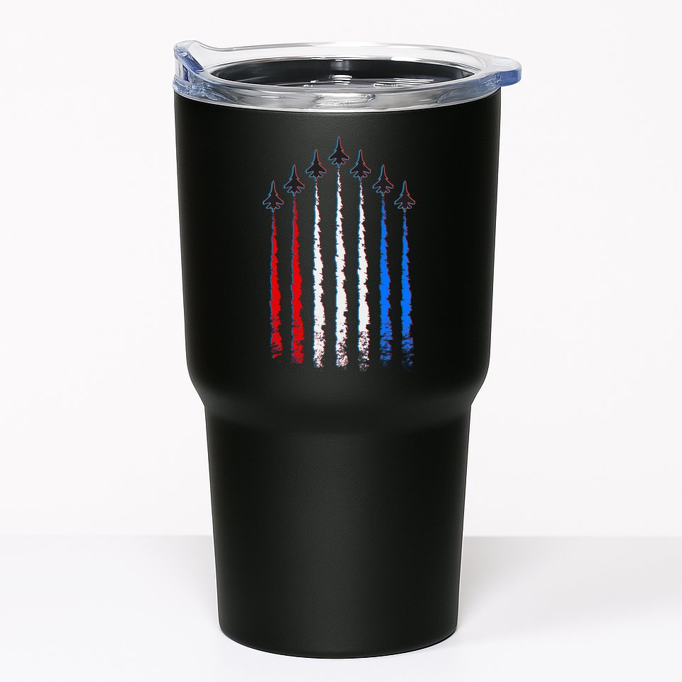 AIr Force Red White & Blue Trail Tumbler