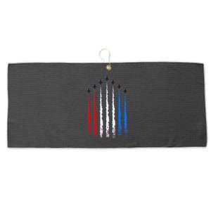 AIr Force Red White & Blue Trail Large Microfiber Waffle Golf Towel