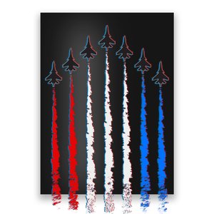 AIr Force Red White & Blue Trail Poster