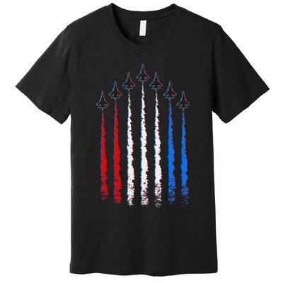 AIr Force Red White & Blue Trail Premium T-Shirt